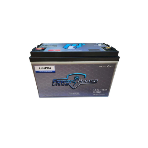 PowerHouse Lithium 12V 105Ah Cranking Battery w/ Emergency Start