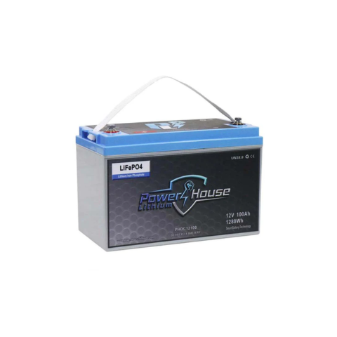 PowerHouse Lithium 12V 100Ah Deep Cycle Battery