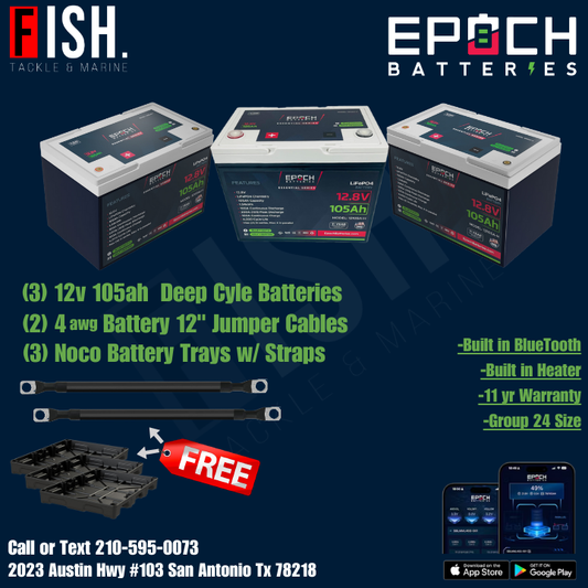 Epoch Lithium 36v Battery 105ah Bundle