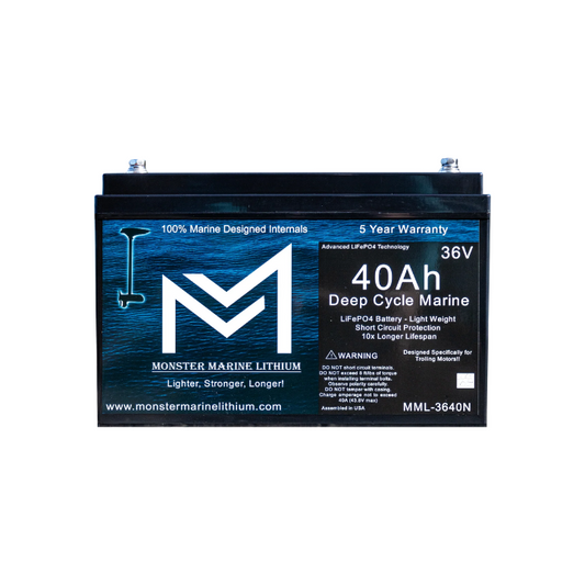 Monster Marine 36V 40AH Bluetooth Lithium Battery