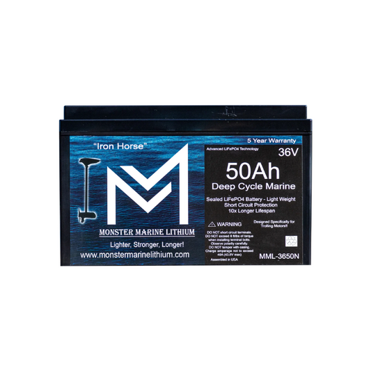 Monster Marine 36V 50AH Bluetooth Lithium Battery