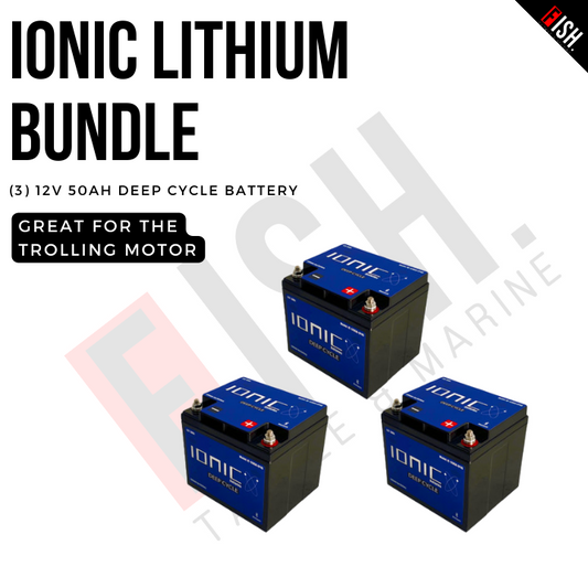 Ionic Lithium 3-12v 50ah Bundle