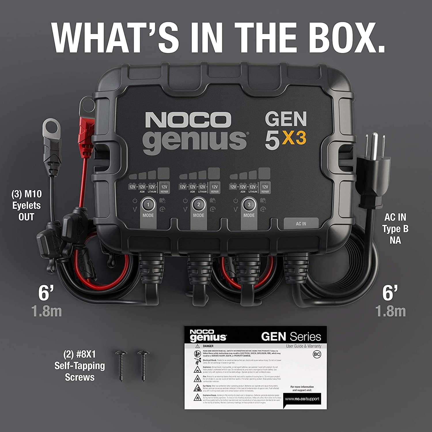 Noco Genius GEN5X3 Battery Charger