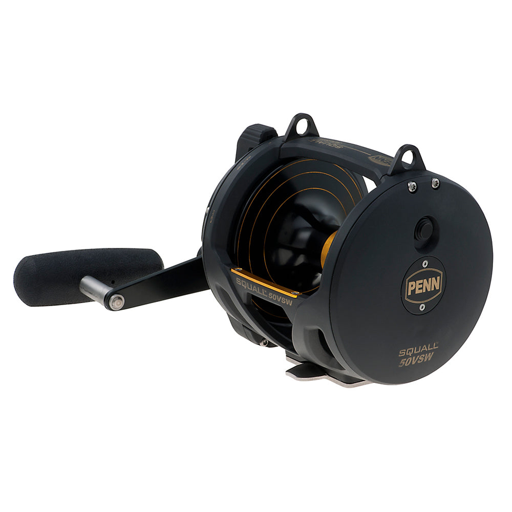 PENN SQL50VSW Squall Lever Drag 2 Speed Conventional Reel [1292938]