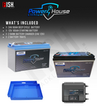 PowerHouse Lithium 12v/24v Battery Bundle