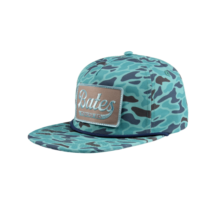 Bates Fishing Co Ocean Camo Hat