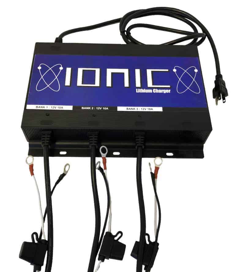 Ionic 3 Bank Battery Charger 12v 10a